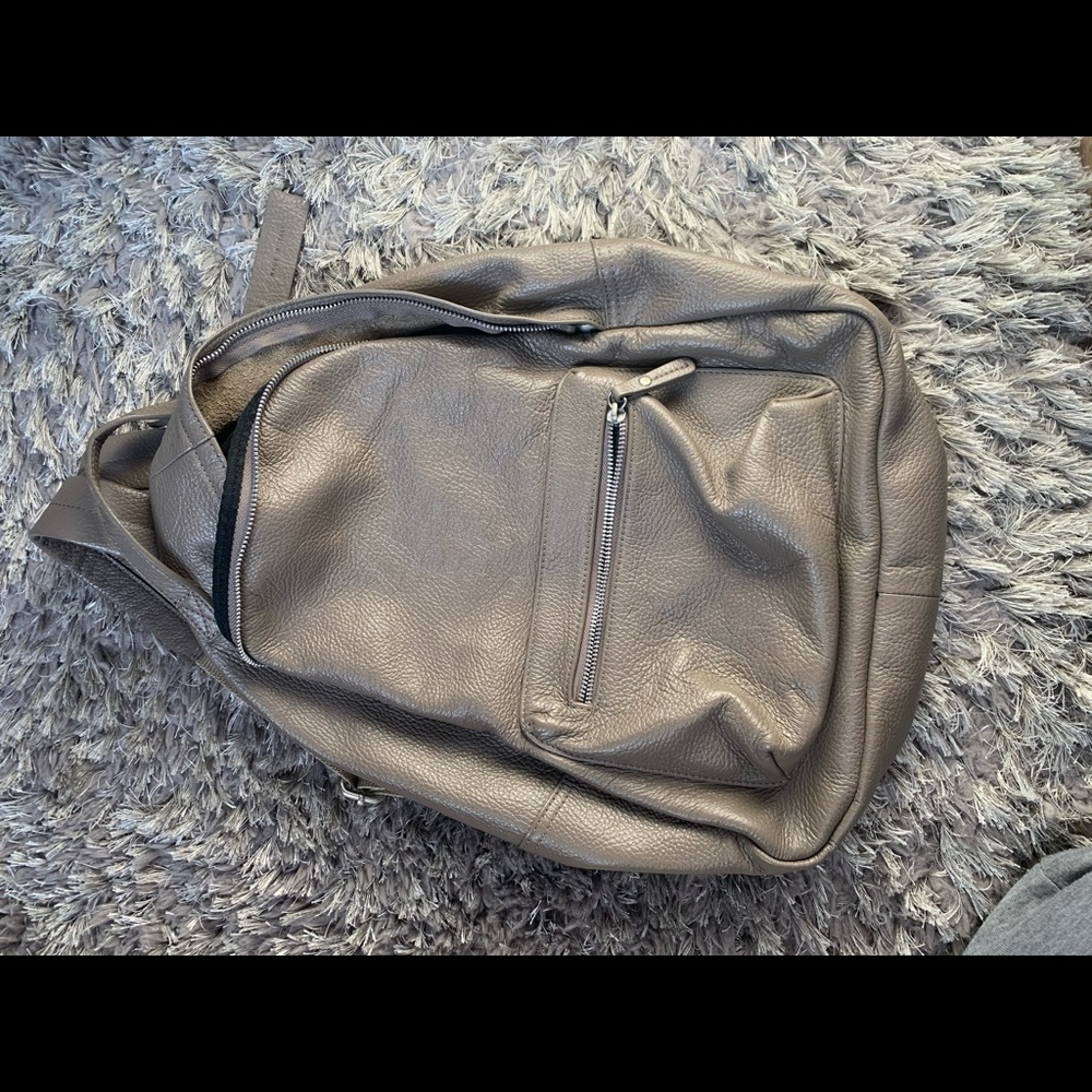 American Eagle Wander Genuine Leather Backpack
